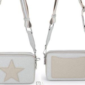 Vintage Havana Henna (Silver/Gold Metallic) Cross Body Handbag